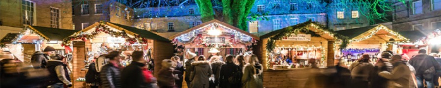 Bath Christmas market in the square